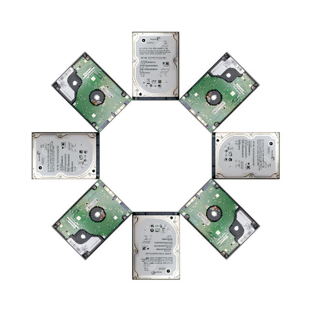 Disks in a circle. How cute.