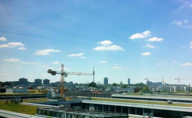 Building under the Clouds of Munich